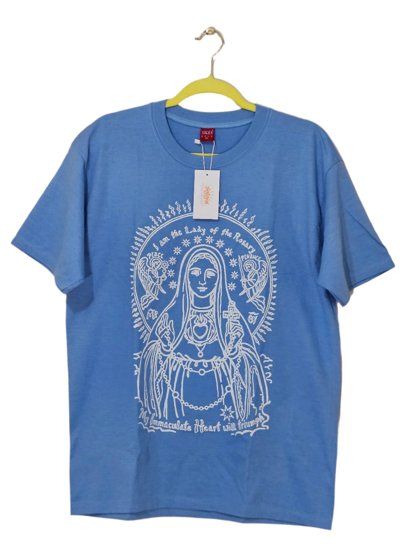 Printed T-shirt - Mother Mary (White Print)