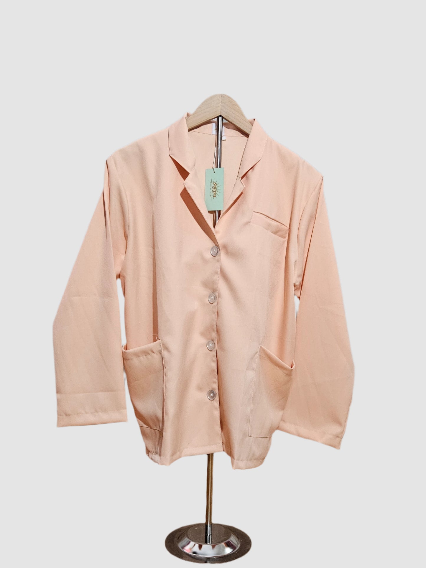 Blazer Style Lab Coat