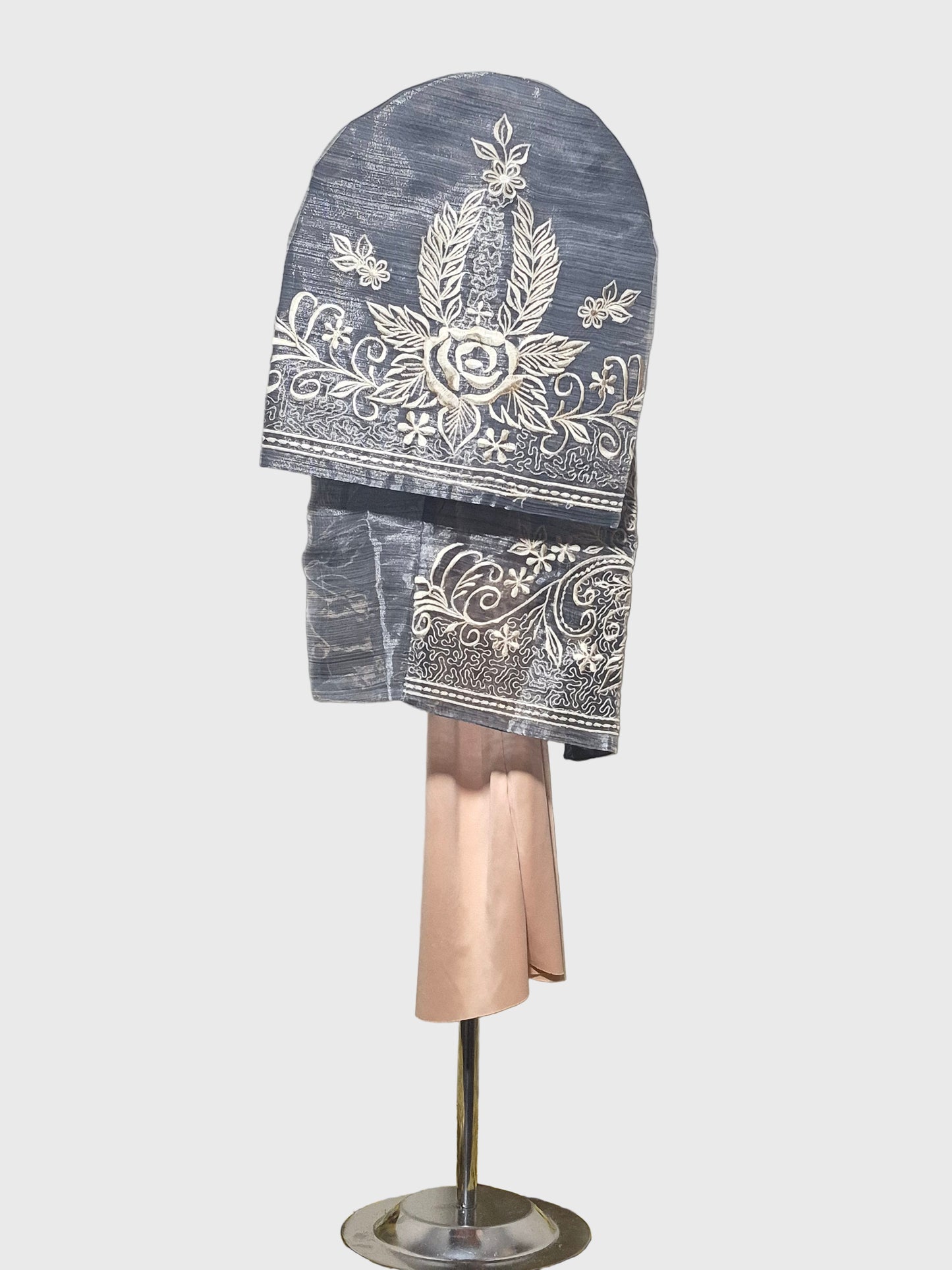 Black Grey Kultura Bolero with Gold Embroidery