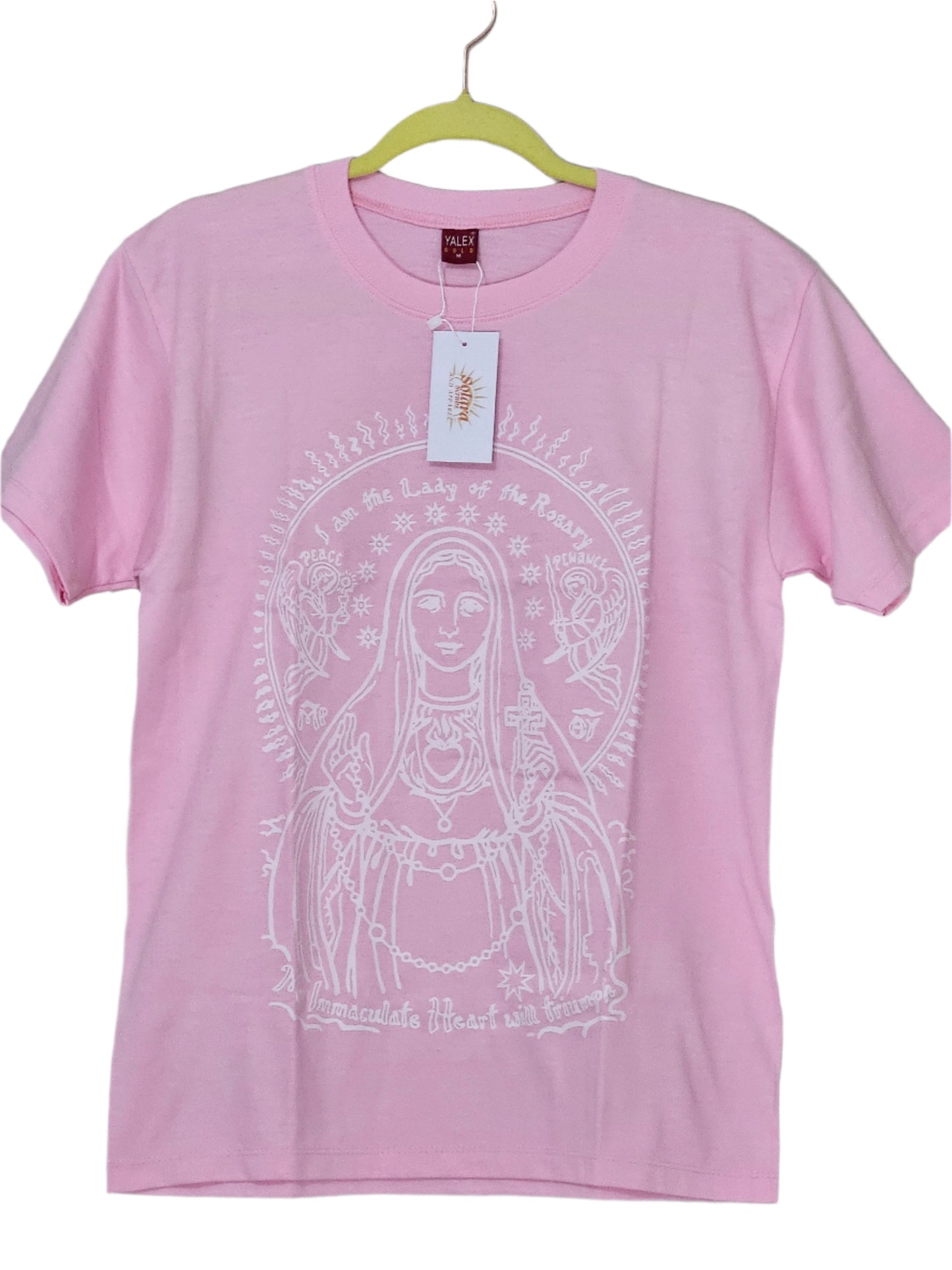 Printed T-shirt - Mother Mary (White Print)