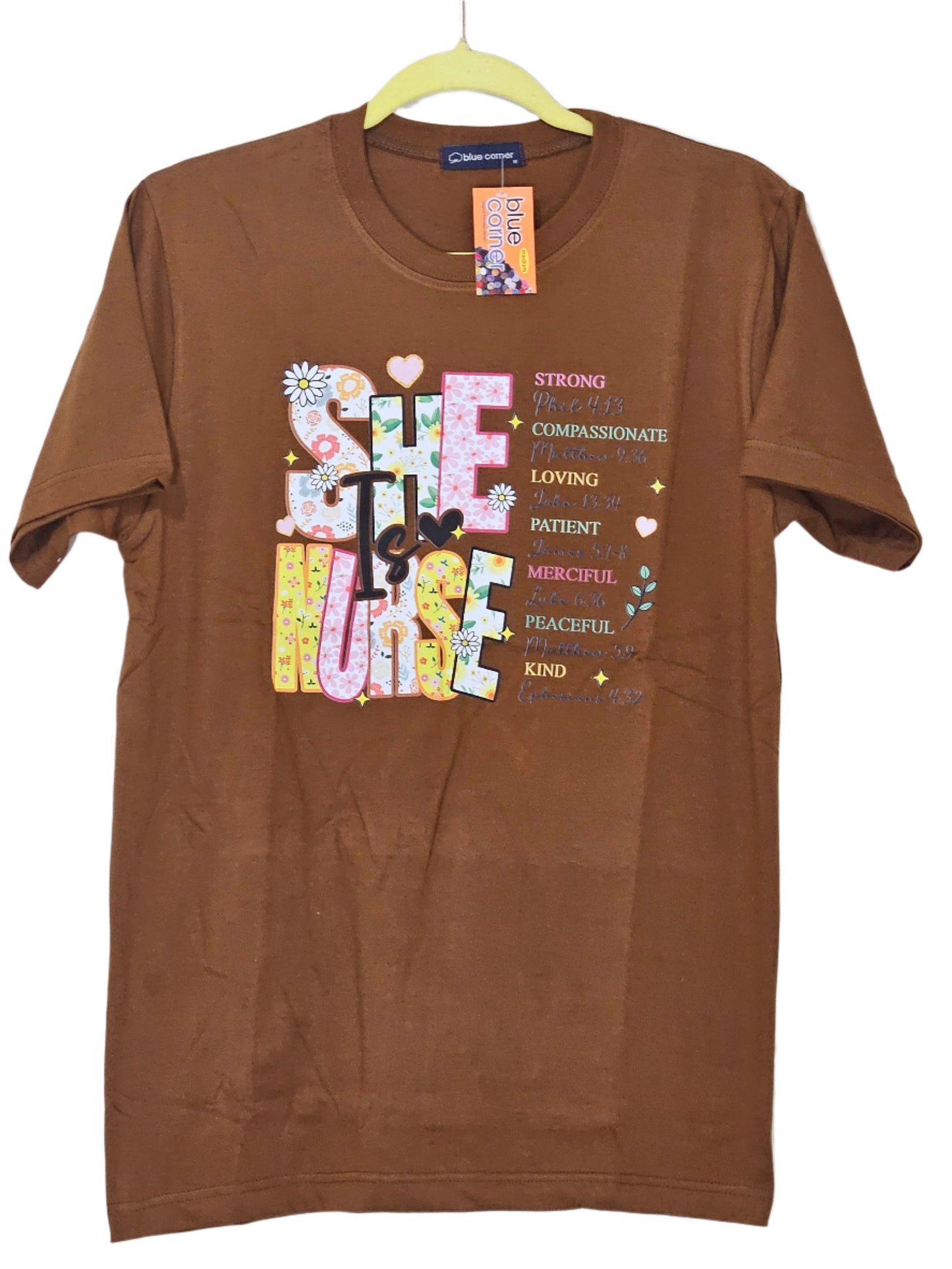 Printed T-shirt - "She is a Nurse"