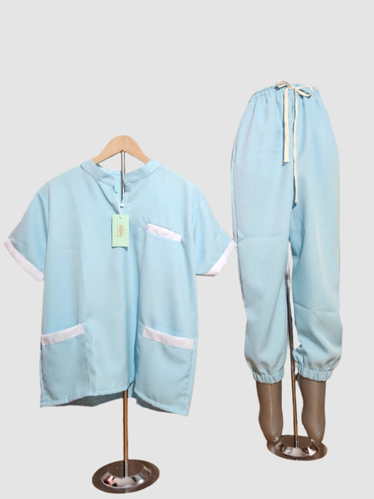 Scrub suit with Chinese-style collar - For Women
