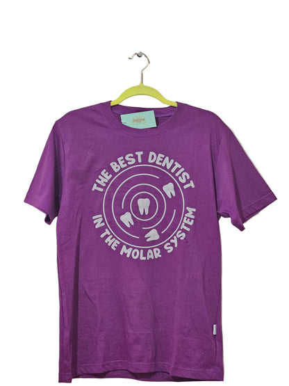Printed T-shirt - "The Best Dentist in the Molar System"