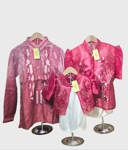 Red Bolero With Floral Embroidery for Kids